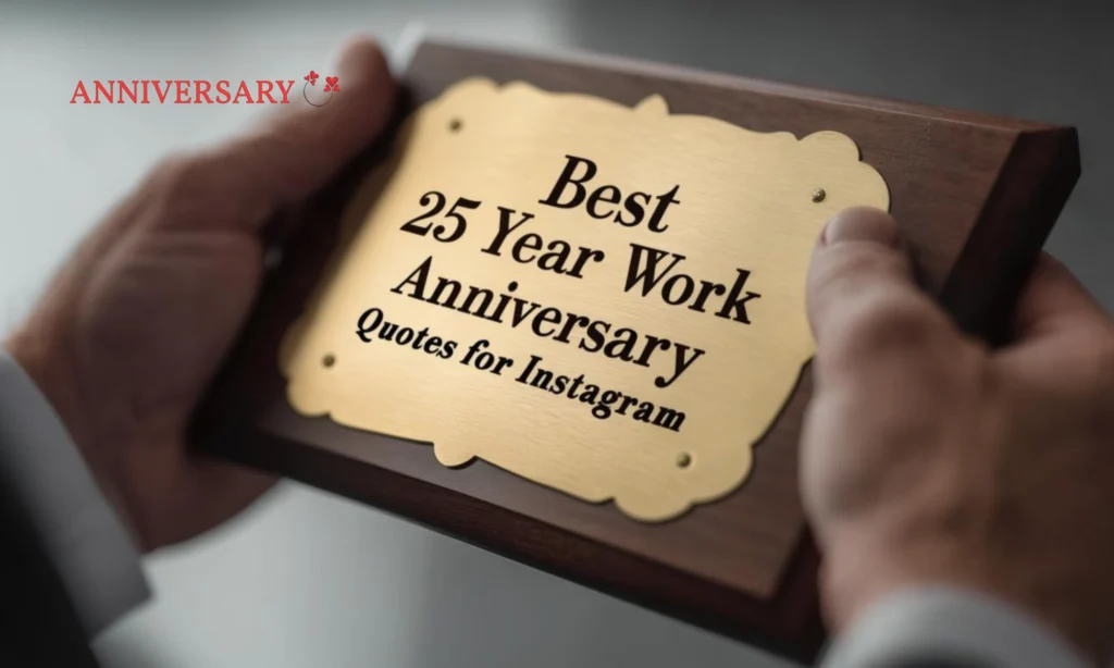 Best 25 Year Work Anniversary Quotes for Instagram