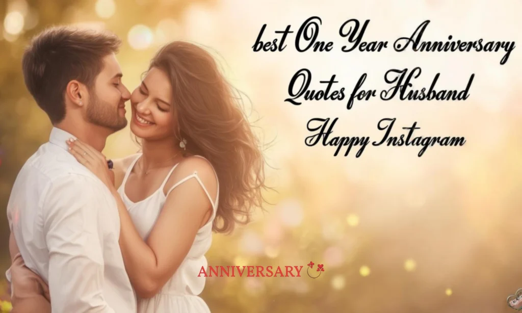 best One Year Anniversary Quotes for Husband for Instagram
