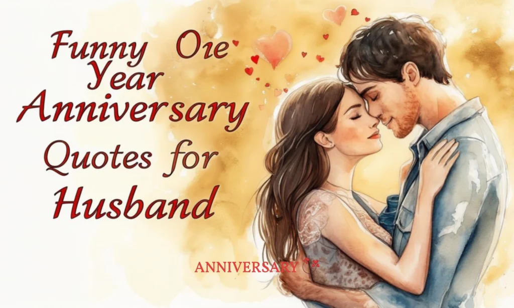 Funny One Year Anniversary Quotes for Husband