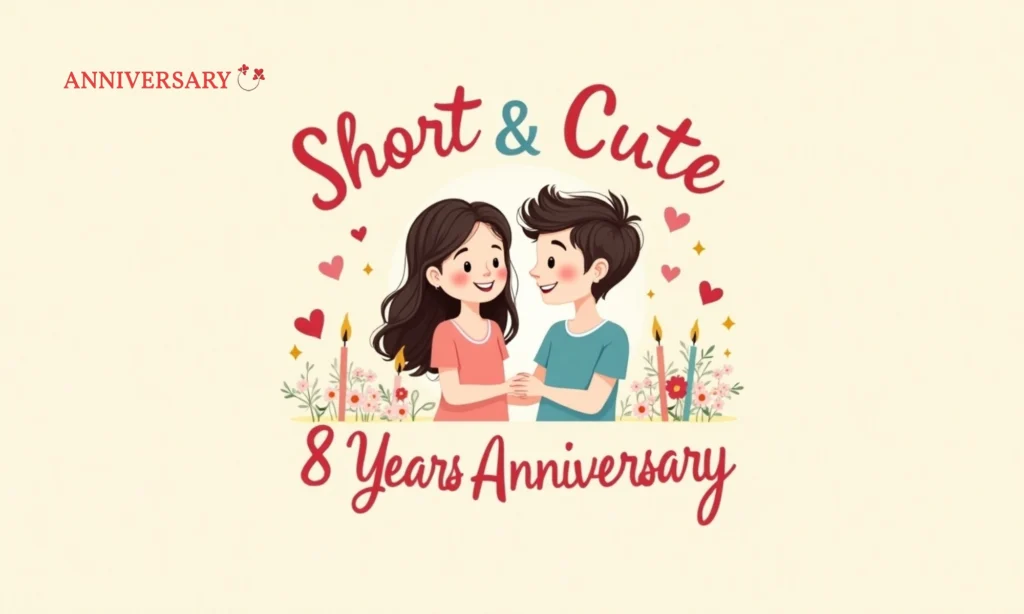 Short & Cute 8 Years Anniversary Quotes