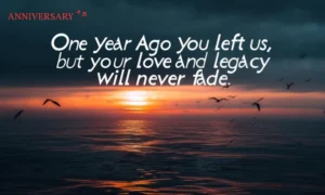1 year death anniversary quotes for mom