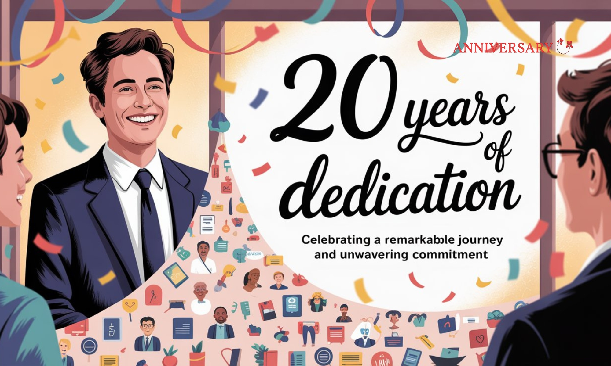 20 year work anniversary quotes for colleague