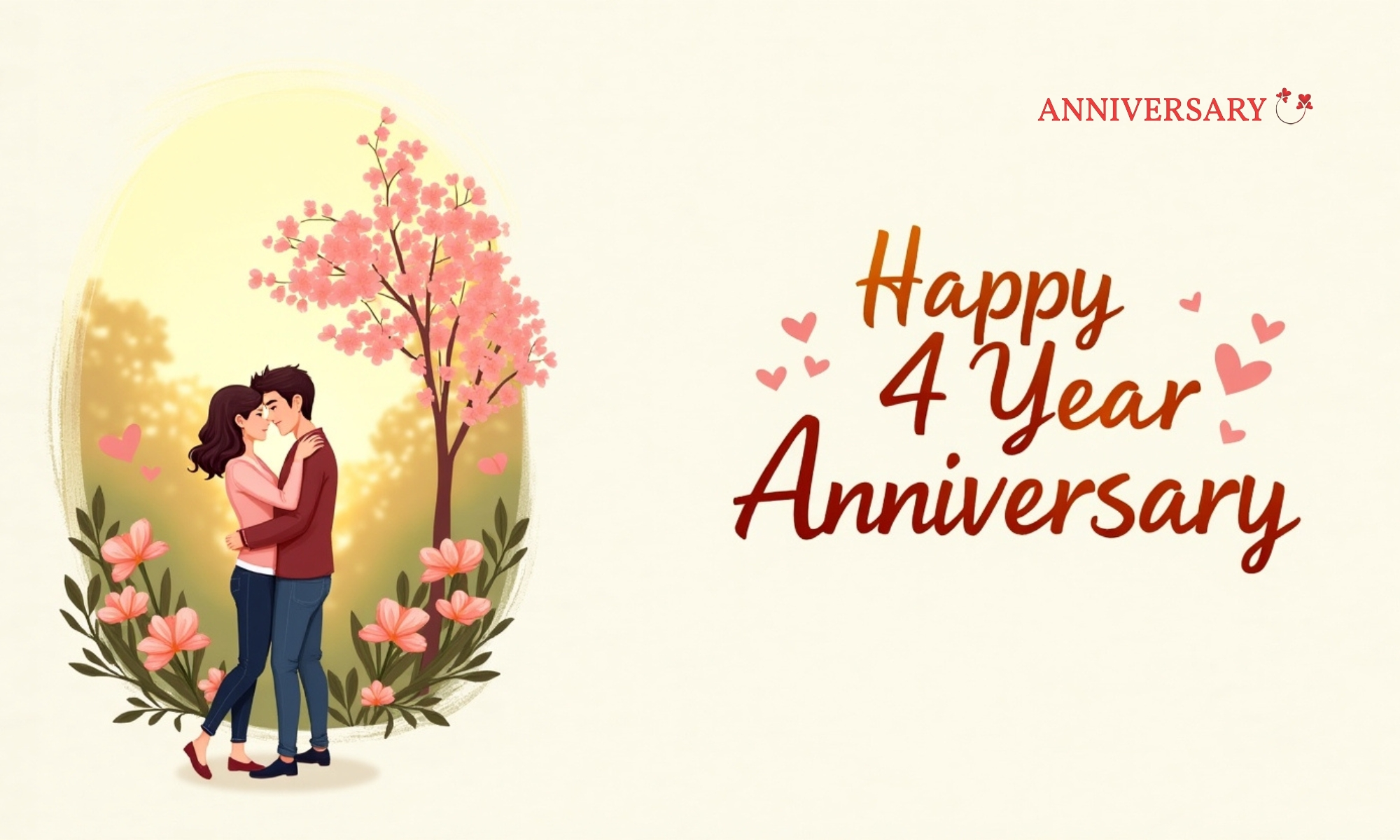 happy 4 year anniversary quotes